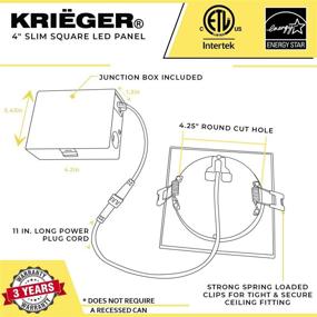 img 1 attached to 🔆 Dimmable Ultra Thin Temperature Equivalent – Recessed Model