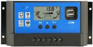 🌞 powmr 60a solar panel charge controller - 12v 24v charge controller, max 48v 1560w input, adjustable parameter lcd display for current/capacity, timer setting on/off, with 5v dual usb logo