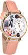 whimsical watches womens g1610008 leather logo