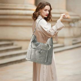 img 3 attached to Шикарная женская сумка на плечо: коллекция сумок и кошельков C KL5208 - идеальный выбор для поклонников хобо-сумок.
