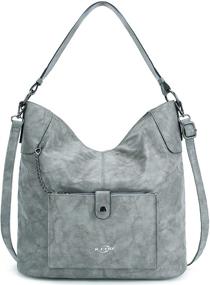 img 4 attached to Шикарная женская сумка на плечо: коллекция сумок и кошельков C KL5208 - идеальный выбор для поклонников хобо-сумок.