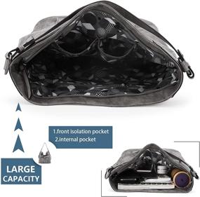 img 1 attached to Шикарная женская сумка на плечо: коллекция сумок и кошельков C KL5208 - идеальный выбор для поклонников хобо-сумок.