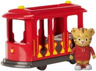 daniel tiger's neighborhood trolley set with daniel tiger figure, individual piece logo