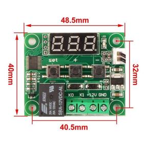 img 3 attached to 🌡️ RioRand 12V DC Digital Cooling/Heating Thermostat Temp Control -50-110 °c Temperature Controller 10A Relay with Waterproof Sensor Probe: Efficient Climate Control Solution