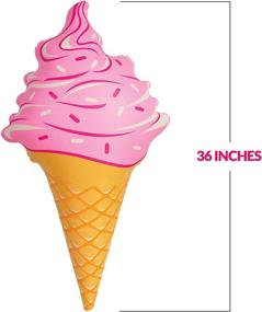 img 3 attached to 🍦 Giant Inflatable Cream Cones - 12 Inches
