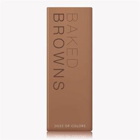 img 3 attached to Dose of Colors Baked Browns Eyeshadow Palette: Experience Effortlessly Stunning Eye Makeup