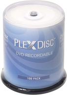 📀 plexdisc 632-215-bx dvd-r 4.7gb 16x white inkjet printable surface - 100pk cake box | excellent print quality & durable packaging логотип