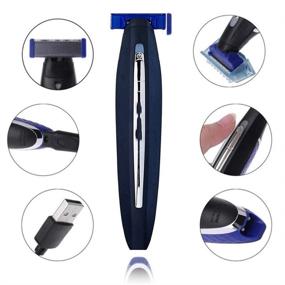 img 1 attached to 🧔 Men's Electric Solo Shaver: Replacement Charger, Brush, USB Data Cable, Power Trimmer - Solo Charge Line Replacement Kit