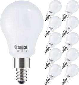 img 4 attached to 💡 Dimmable Waterproof Candelabra LED Bulb by Sunco Lighting