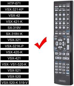 img 3 attached to 🎛️ Pioneer AXD7622 AV Receiver Remote Control for HTP-071, VSX-321-K-P, VSX-42, VSX-421-K, SX-319V, SX-319V-K, VSX-321, VSX-321K-P, VSX-420-K, VSX-421, VSX-519-V, VSX-519V-K, VSX-520, VSX-520-K, VSX-521