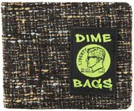 dime bags hempster men's bi fold wallet – stylish accessories for men logo