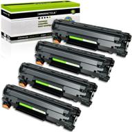 🖨️ greencycle 4pk ce278a 78a совместимые черные лазерные картриджи для принтеров hp laserjet p1606dn p1566 логотип