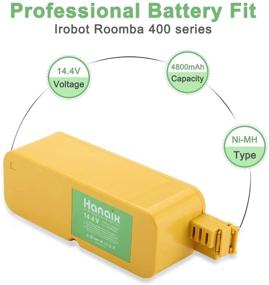 img 3 attached to Hanaix 4800MAh Replacement Battery IRobot