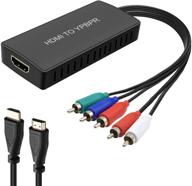 преобразователь hdmi в ypbpr - адаптер hdmi к 5rca для пк, xbox, ps3, roku, apple tv, dvd-плееров логотип