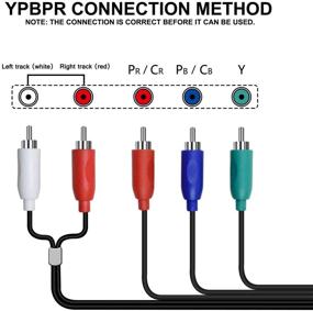 img 1 attached to Преобразователь HDMI в YPbPr - адаптер HDMI к 5RCA для ПК, Xbox, PS3, Roku, Apple TV, DVD-плееров