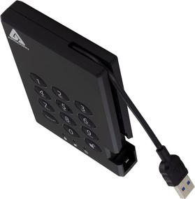 img 2 attached to 💾 Apricorn 2TB Aegis Padlock USB 3.0 SSD: Secure 256-Bit Encrypted Portable Drive (Black)