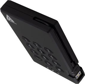 img 1 attached to 💾 Apricorn 2TB Aegis Padlock USB 3.0 SSD: Secure 256-Bit Encrypted Portable Drive (Black)