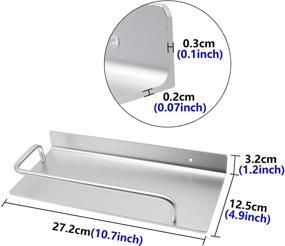 img 2 attached to SinLoon Алюминиевый органайзер для ванной комнаты Rectangle