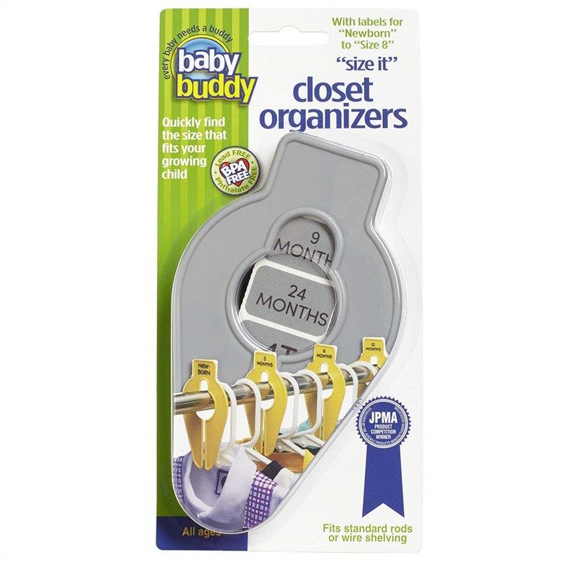 baby buddy size closet organizers 로고