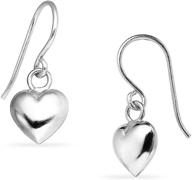 💖 elegant puffed heart love dangle earrings - discover 925 sterling silver magic by silverline jewelry logo