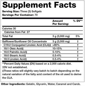 img 1 attached to Olympian Labs Cla-Conjugated Linoleic Acid 🏋️ Supplement - 3000 mg, 210 Softgels (70 Servings)