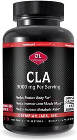 img 3 attached to Olympian Labs Cla-Conjugated Linoleic Acid 🏋️ Supplement - 3000 mg, 210 Softgels (70 Servings)