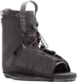 img 3 attached to 🏄 Enhance Your Ride with Hyperlite Frequency Mens Wakeboard Bindings Black (6-12)