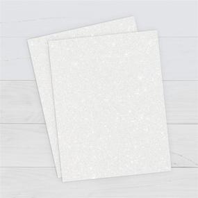 img 3 attached to Sparkle up your Holiday School and Craft Projects with Printworks Printable White Glitter Cardstock - 15 Sheets, 8.5” x 11” (00514)