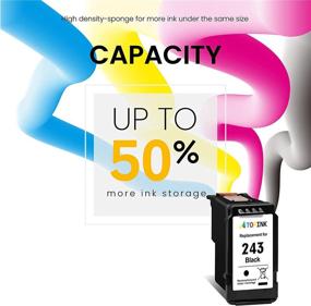 img 1 attached to 🖨️ ATOPINK Remanufactured Canon PG-243 Ink Cartridge (1 Black): Compatible with Pixma & MX Series Printers - TR4520 TR4522 TR4527 MG3022 MG2522 MG2922 MG2920 TS202 MX490 MX492 iP2820 MG2520 TS3322