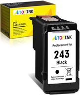 🖨️ atopink remanufactured canon pg-243 ink cartridge (1 black): compatible with pixma & mx series printers - tr4520 tr4522 tr4527 mg3022 mg2522 mg2922 mg2920 ts202 mx490 mx492 ip2820 mg2520 ts3322 logo