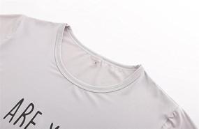 img 2 attached to 🐱 Cute Cat Sleepwear Set for Women: VENTELAN Pajamas 2-Piece Pajama Sleep Set