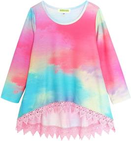 img 4 attached to 🦄 Girls' Clothing: MODAFANS Unicorn T-Shirt with Pockets, Ideal Tops, Tees & Blouses