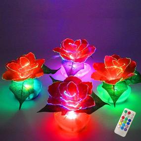 img 2 attached to Uonlytech Luminous Decoration Valentines Birthday