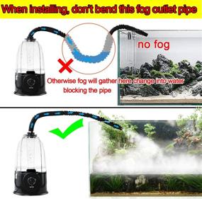 img 2 attached to 🦎 COOSPIDER Reptile Fogger Terrarium Humidifier - 3L Large Size, Perfect for Paludariums, Vivariums, Reptiles, Amphibians & Herps