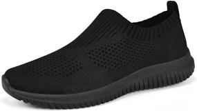 img 4 attached to 👟 Troadlop Women's Lightweight Breathable Slip On Sneakers Shoes