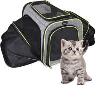 🐱 fuyuan expandable cat carrier airline approved: versatile and spacious travel pet carrier for dogs - collapsible and soft-sided logo