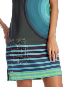 img 2 attached to Desigual Womens Sleevesless Dress Green