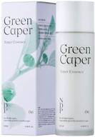 🌿 natural derma project green caper toner essence - pore purifying and hydrating facial toner for clear skin, korean skincare, natural face toner - 130ml / 4.06 fl.ounces logo