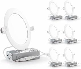 img 4 attached to 🏠 LULU HOUSE 6 Pack 6 Inch Recessed Lighting: Powerful CRI90 with Junction Box for Enhanced Illumination