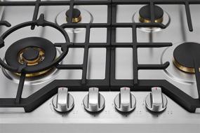img 3 attached to Cooktop Italian Made DEFENDI Burners Including Appliances
