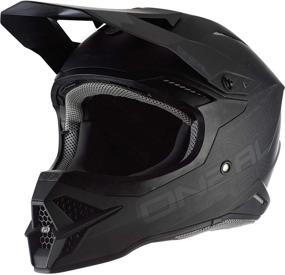 img 4 attached to 🔥 O'Neal 3 Series Off-Road Helmet (Large, Flat Black): an Unisex-Adult Must-Have!