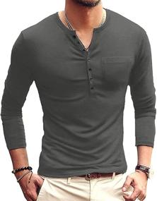 img 4 attached to YTD Fashion Casual Sleeve T Shirts