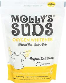 img 1 attached to 🧺 Molly's Suds Starter Pack: 70-Load Natural Laundry Powder, Wool Dryer Balls Package & Oxygen Whitener
