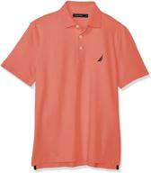 nautica short sleeve stretch cotton logo