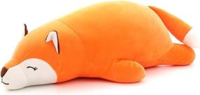 img 4 attached to 🦊 Niuniu Daddy Fox Plush Toy Pillow: Soft Kawaii Cuddly Hugging Pillow for Kids - Ideal Gift for Chrimas/Birthday - Girls and Boys