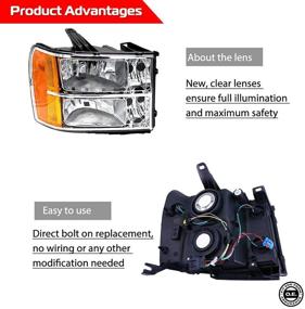 img 3 attached to Replacement Headlight GGMSR07 A2 Reflector 2007 2014