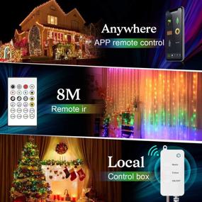 img 1 attached to Dreamcolor 32.8FT LED Fairy String Lights RGBIC, WiFi Smart 100LEDs USB Rainbow Fairy Lights Sync to Music, Compatible with Alexa, Google Assistant, Android iOS (Not Compatible with 5G WiFi)