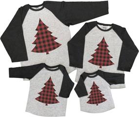 img 4 attached to 🎄 Festive Fun with Ate Apparel Matching Family Christmas Boys' Clothing: Tops, Tees & Shirts