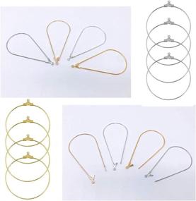 img 1 attached to 👂 Discover the Perfect Earring Finding Teardrop Components for Beading & Jewelry Making Bliss!