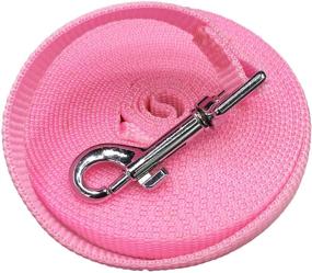 img 1 attached to 🐶 6-15-20 Feet Dog Training Leash for Small Medium Large Dogs – Perfect for Daily Walking and Running (15 Feet, Pink)